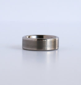 Tungsten Satin/Polished Band (Size 10.5)