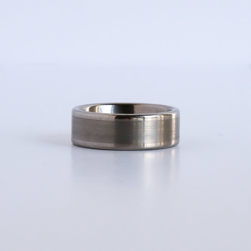 Tungsten Satin/Polished Band (Size 10.5)