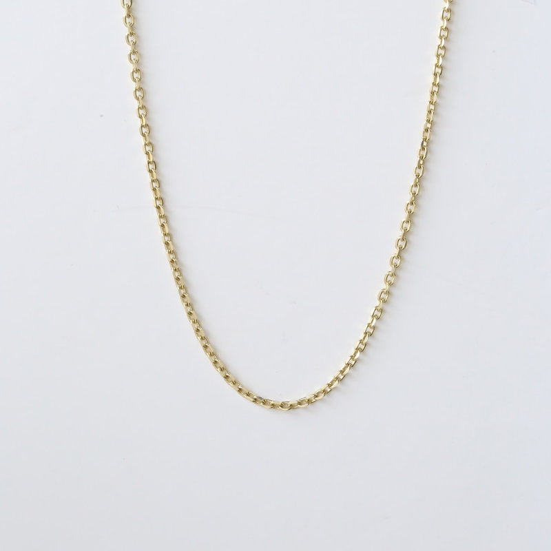 14k Yellow Gold 2mm Solid Cable Chain (20")