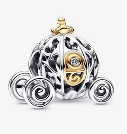 Pandora PANDORA Charm, 100th Anniversary Cinderella's Enchanted Carriage, .0015ct Lab Diamond