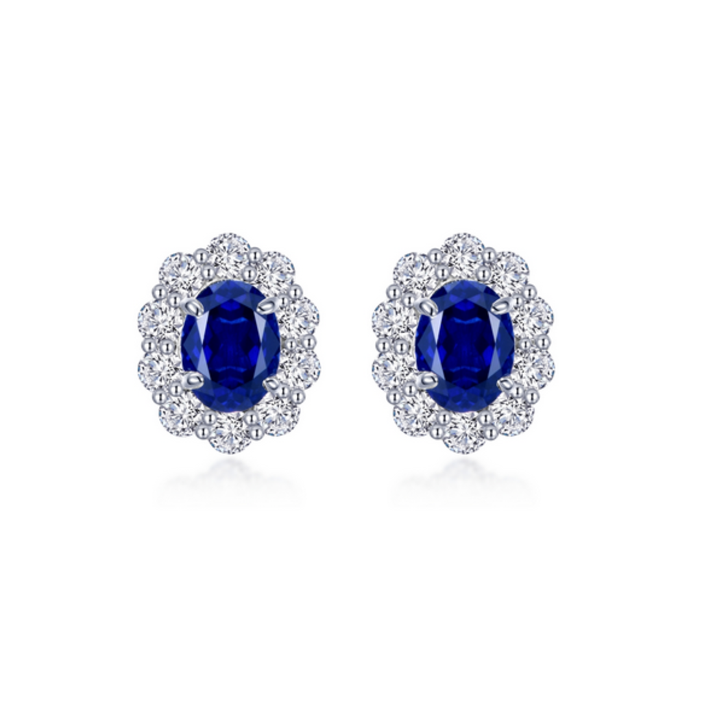 Graduated Circles Simulated Diamond Earrings | Vansweden Jewelers