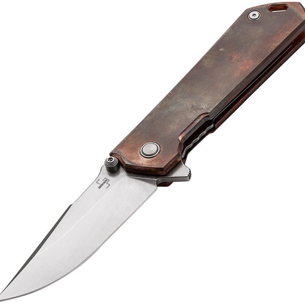 Boker Plus Boker Kihon Linerlock Assisted Opening Copper Handle Knife