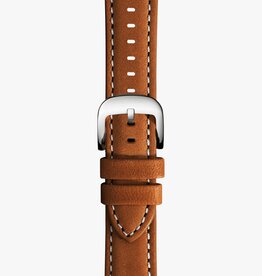 Shinola 20mm Cognac Leather Watch Band