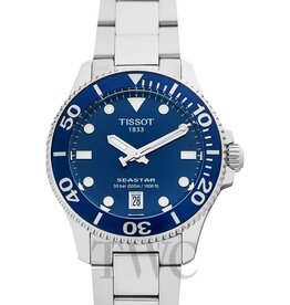 Tissot Tissot Unisex Seastar Quartz Watch w/ Blue Dial