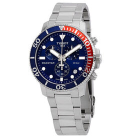 Tissot Tissot Gents Seastar 1000 Quartz Watch w/ Gradient Blue & Red Dial