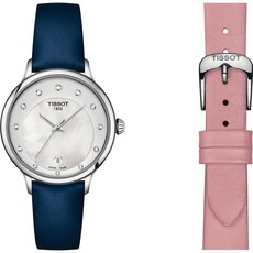 Tissot Tissot T-Lady Odaci-T Ladies Watch with Navy & Pink Leather Straps