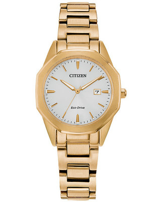 未使用 Citizen Eco-Drive GA1058-59Q Gold Axiom - Ladies Eco-Drive GA1058-59Q Diamond Accent Date