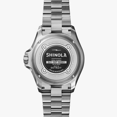 Shinola Shinola Lake Ontario Monster Automatic 43mm with Silver Bracelet Watch