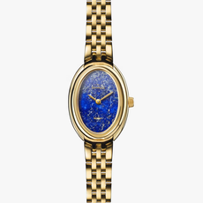 Shinola Shinola Book 25mm Lapis Lazuli Dial With Gold Case and Bracelet Watch