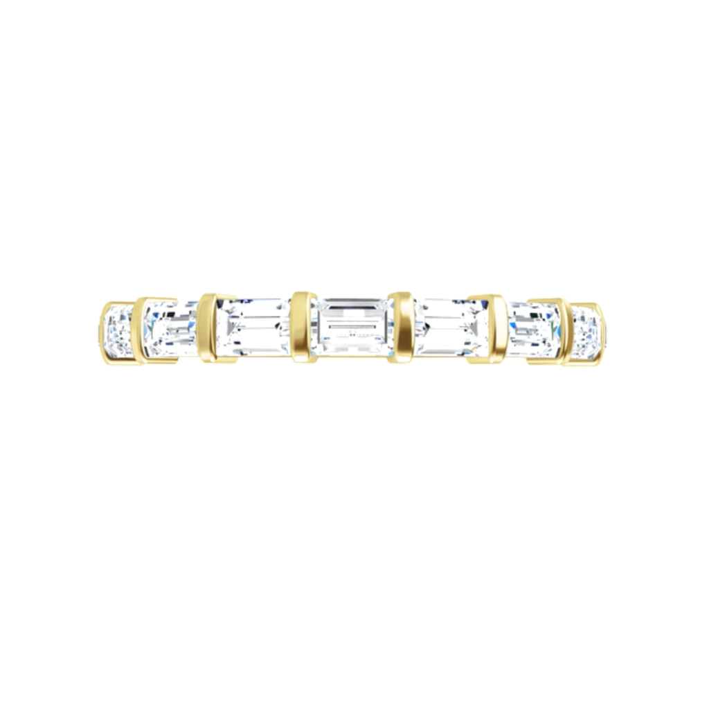 American Jewelry American Classic Mega East-to-West Baguette Diamond Band (0.90ctw)