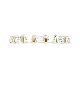 American Jewelry American Classic Mega East-to-West Baguette Diamond Band (0.90ctw)