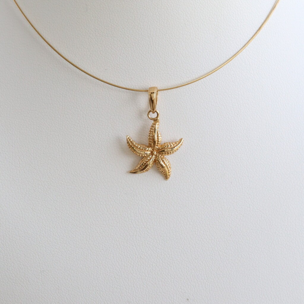 Starfish Diamond Pendant, 14K White Gold | Island Sun Jewelry Beach Haven NJ