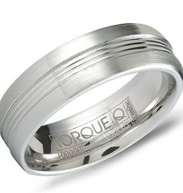 American Jewelry Cobalt 7mm Gents Torque Wedding Band (Size 10)