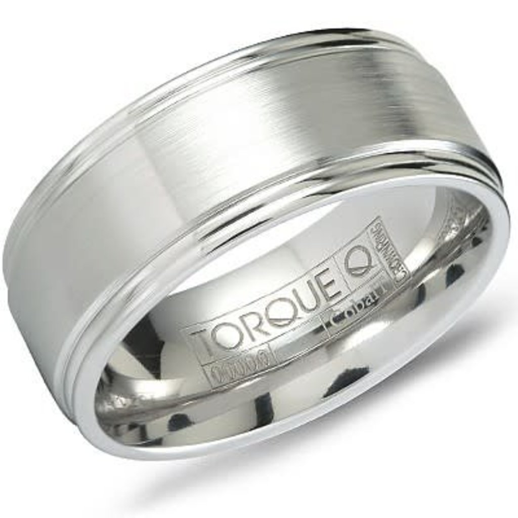 American Jewelry Cobalt 9mm Gents Torque Wedding Band (Size 10)