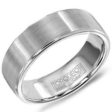 American Jewelry Cobalt 7mm Gents Torque Wedding Band (Size 10)