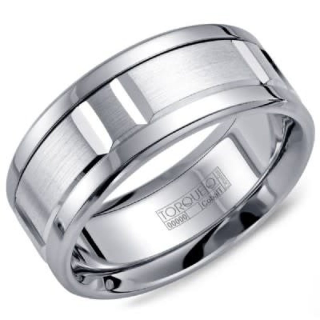 American Jewelry Cobalt 9mm Gents Torque Wedding Band (Size 10)