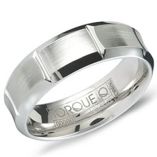 American Jewelry Cobalt 7mm Gents Torque Wedding Band (Size 10)