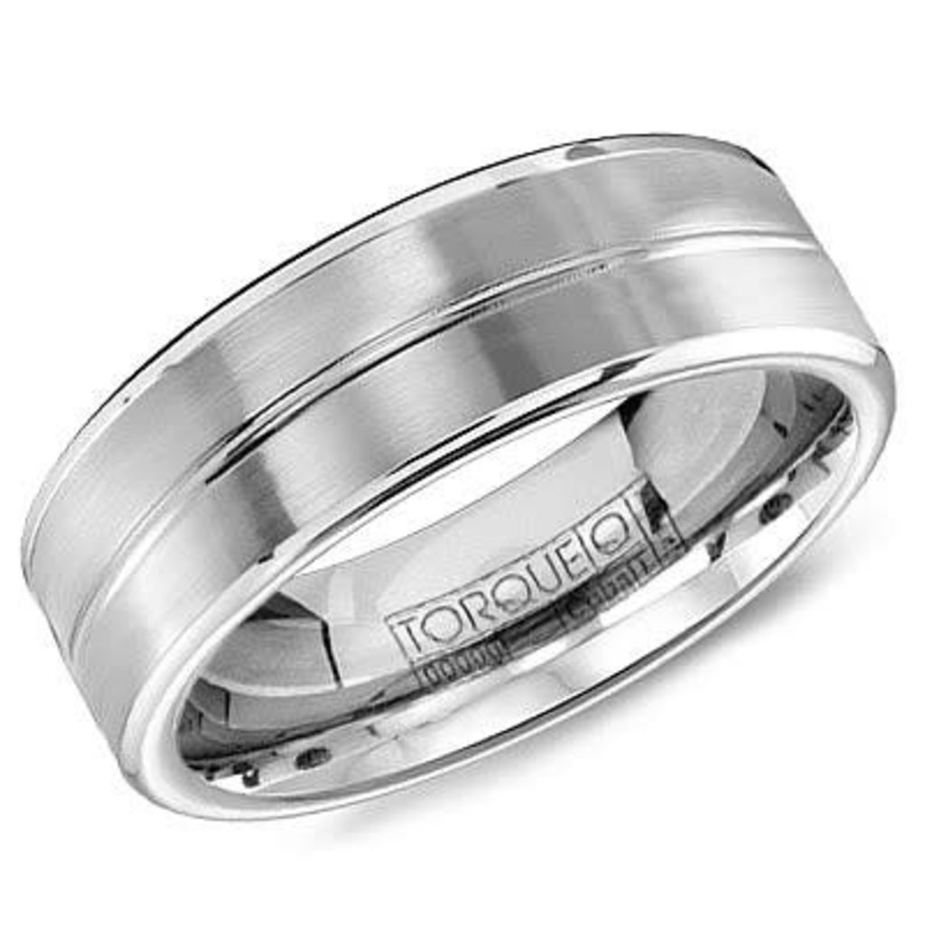 American Jewelry Cobalt 7mm Gents Torque Wedding Band (Size 10)