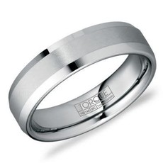 American Jewelry Tungsten 6mm Gents Torque Wedding Band (Size 10)