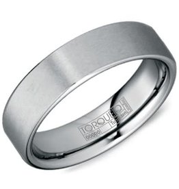 American Jewelry Tungsten 6mm Gents Torque Wedding Band (Size 10)