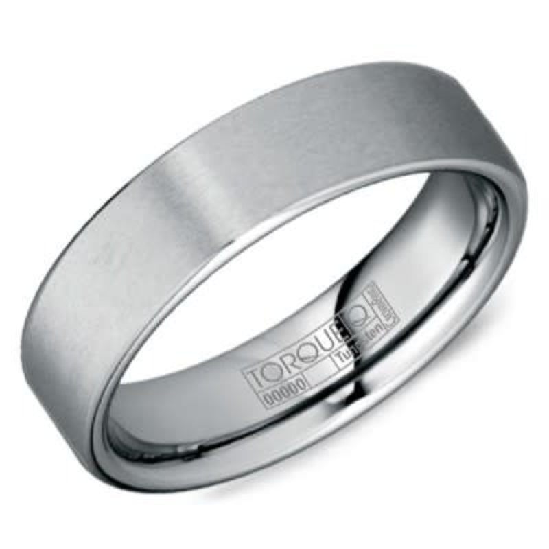 American Jewelry Tungsten 6mm Gents Torque Wedding Band (Size 10)