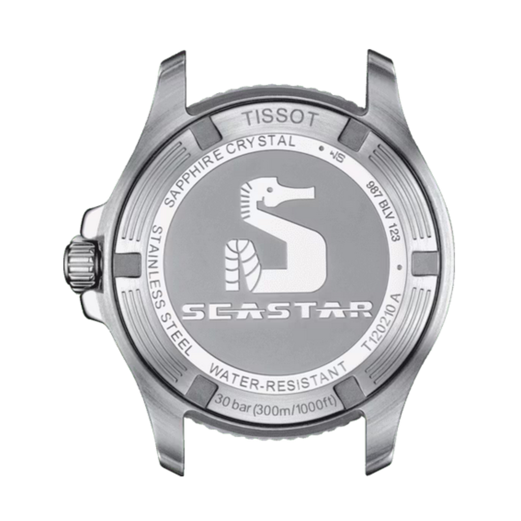 Tissot Tissot Two-Tone 36mm Seastar 1000 Watch w/ Black Dial