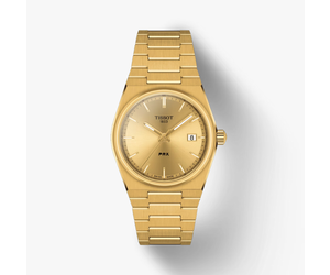 Tissot 35mm PRX Watch Gold Tone w/ Gold Tone Dial - American Tissot 35mm PRX Watch Gold Tone w/ Gold Tone Dial - American