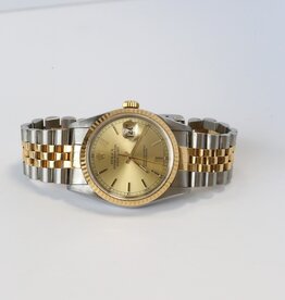 Rolex Pre-Owned Rolex Datejust Oyster Perpetual with Champagne Dial 36mm