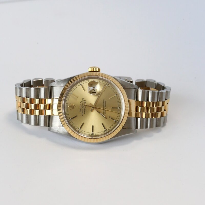 Rolex Pre-Owned Rolex Datejust Oyster Perpetual with Champagne Dial 36mm