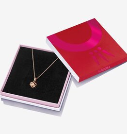 Pandora PANDORA Gift Set, Festive Bell Charm & Necklace, Rose Gold Plated