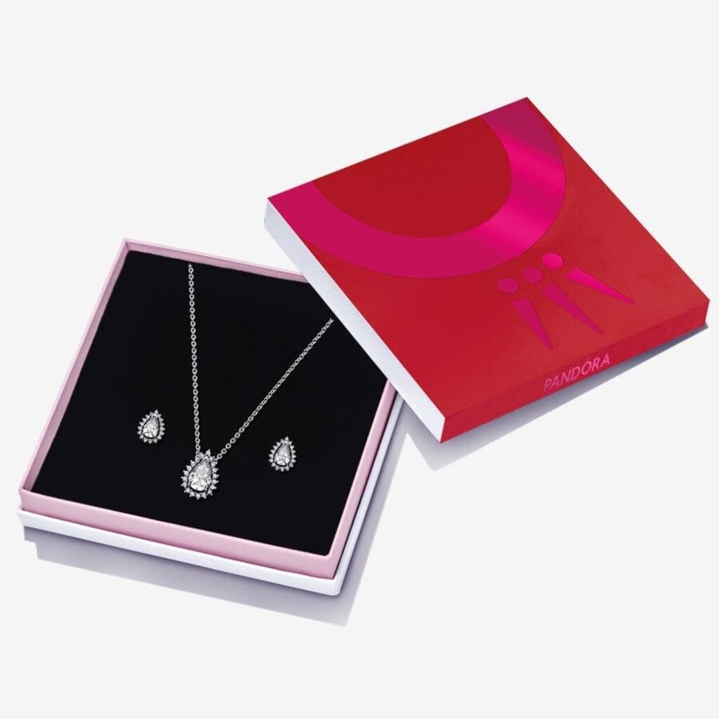 Disney Cinderella's Carriage Necklace and Earrings Set | Sterling silver |  Pandora IE