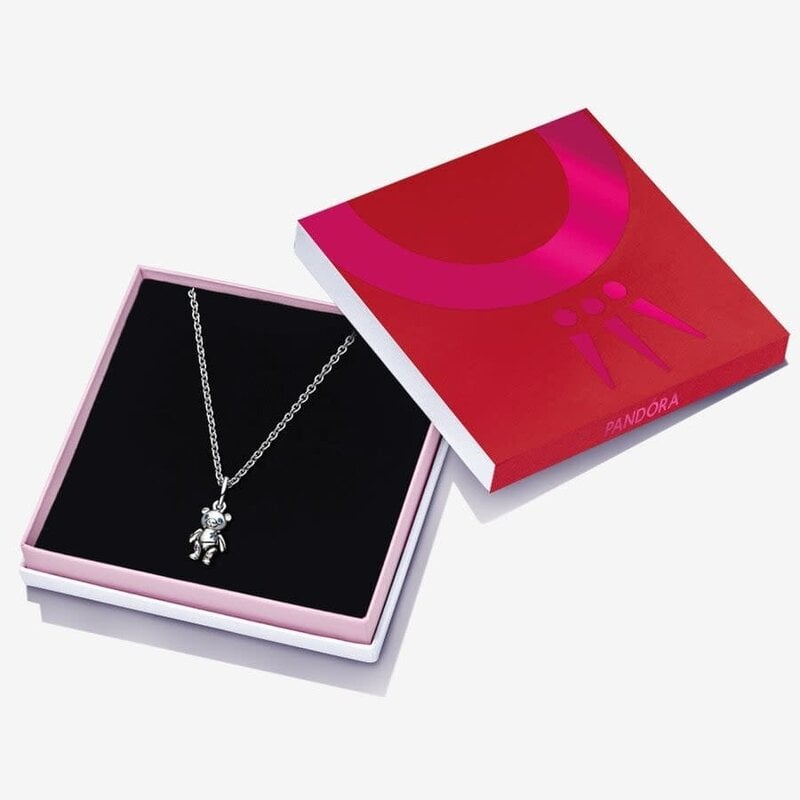 Pandora PANDORA Gift Set, Teddy Bear Charm & Necklace