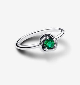 Pandora PANDORA Ring, May Royal Green Eternity Circle - Size 54