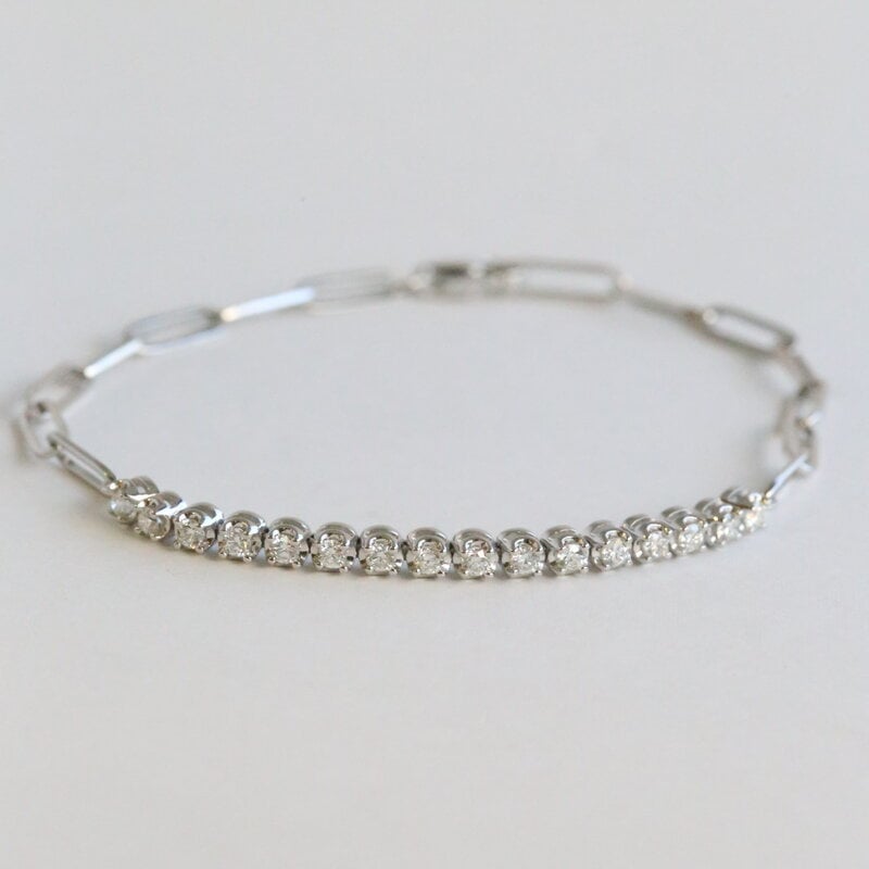 Bianc Briller Half Tennis Bracelet | Ice Jewellery Australia