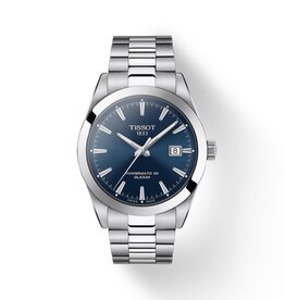 Tissot Tissot T-Classic Powermatic 80 Silicium Gents Watch with Blue Dial
