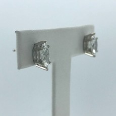 14k White Gold 1ctw Diamond Marquise Stud Earrings