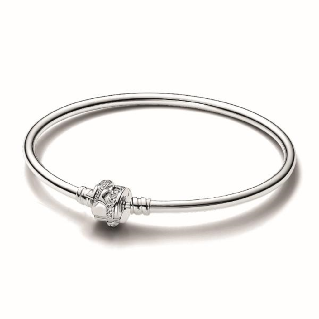 Buy Pandora Moments Women's Sterling Silver Iconic Snake Chain Bracelet for  Charms Online at desertcartINDIA