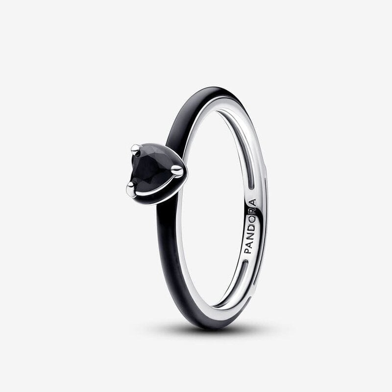 Pandora PANDORA Ring, Pandora ME Black Chakra Heart - Size 56
