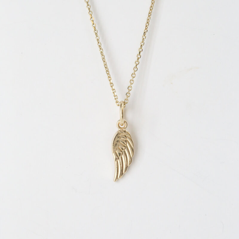 American Jewelry 14k Gold Angel Wing Charm