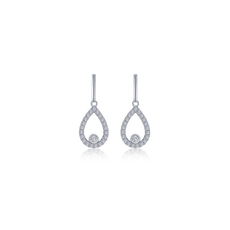 Lafonn Lafonn .48ctw Simulated Diamond Pear-Shaped Drop Earrings