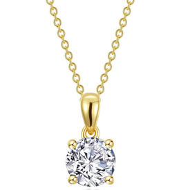 Lafonn 1.5 CTW 4-Prong Solitaire Necklace