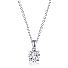 Lafonn 0.50 CTW 4-Prong Solitaire Necklace