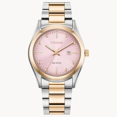 Citizen Citizen Eco Drive Ladies Sport Luxury Watch w/ Accented Pink Dial