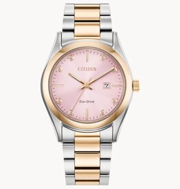 Citizen Citizen Eco Drive Ladies Sport Luxury Watch w/ Accented Pink Dial