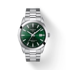 Tissot Tissot T-Classic Powermatic 80 Silicium Gentleman Watch with Green Dial