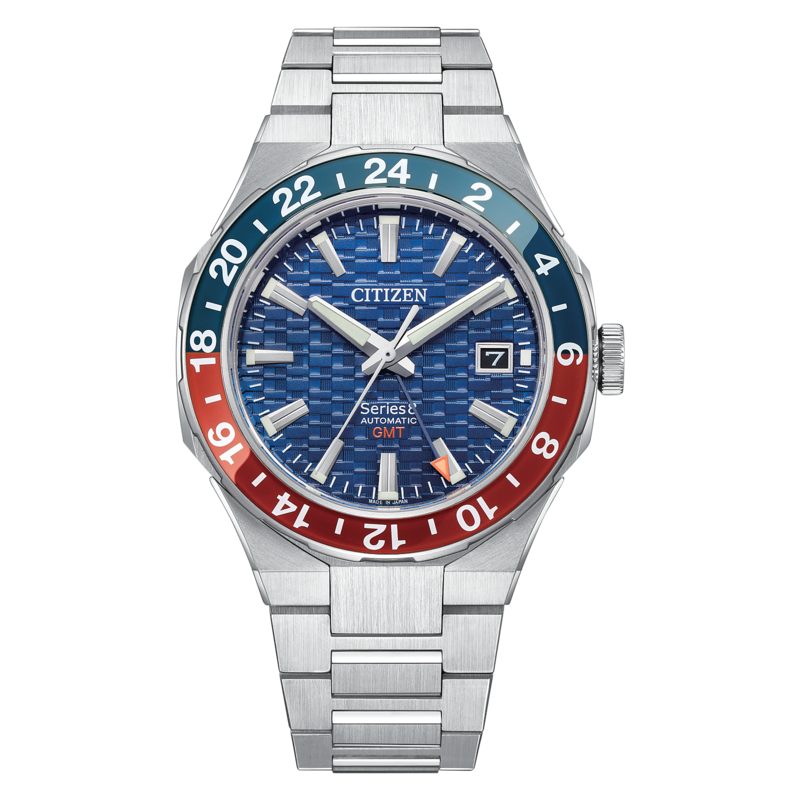 Citizen Citizen Automatic Series8 880 GMT Watch w/ Blue Dial