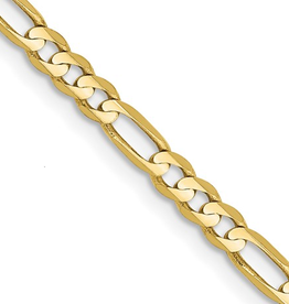 American Jewelry 24" 14K Yellow Gold Figaro Chain 4.5mm