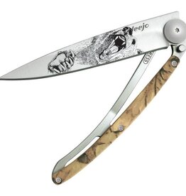 Deejo Deejo 37g Tattoo Linerlock Grizzly