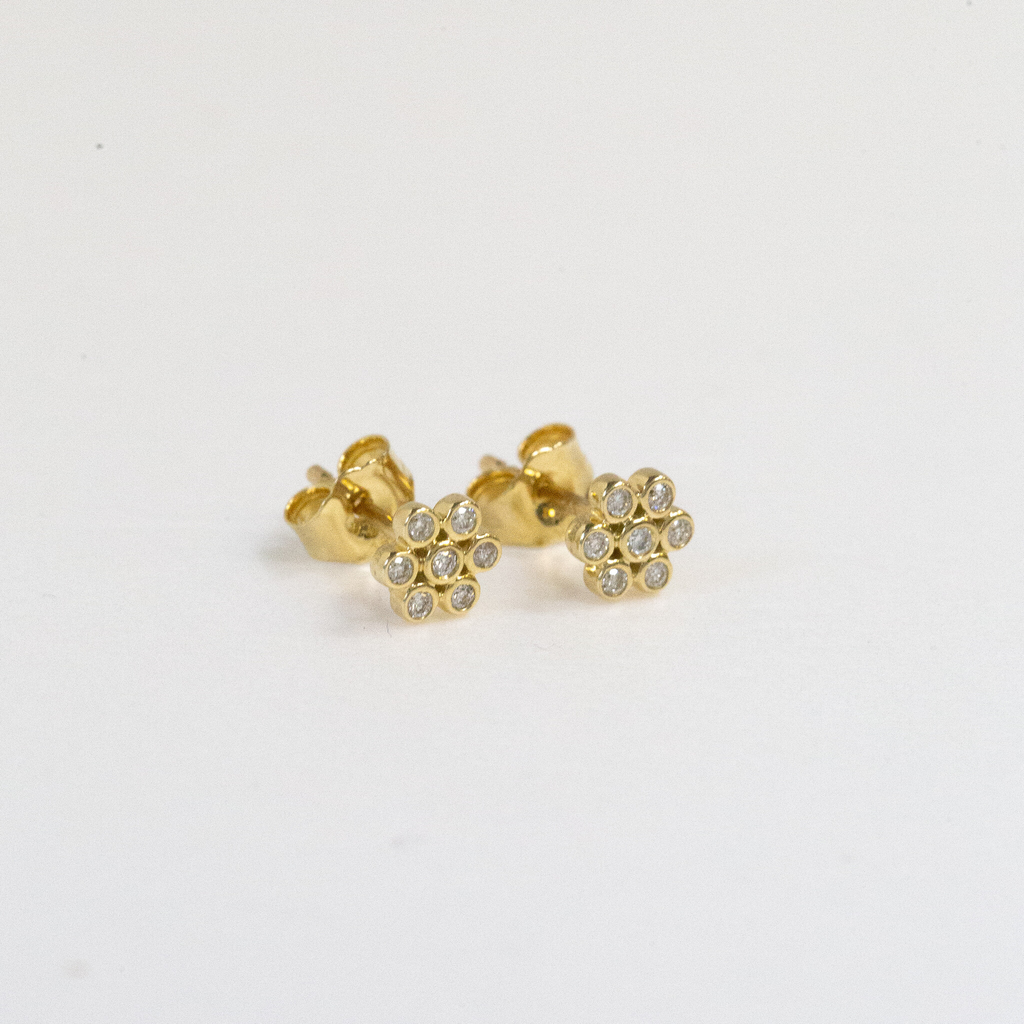 ★VINTAGE HOLLYWOOD★ [14k Gold] Petit Daisy Earrings_VH2533 Sia Taylor Tiny Daisy Earrings