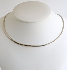 American Jewelry 10k Gold Two Tone Polished Snake Chain Necklace